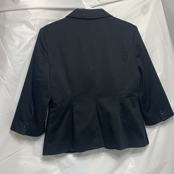 THE Limited Black Button Front Blazer 3/4 Sleeve Size L - Picture 3 of 5